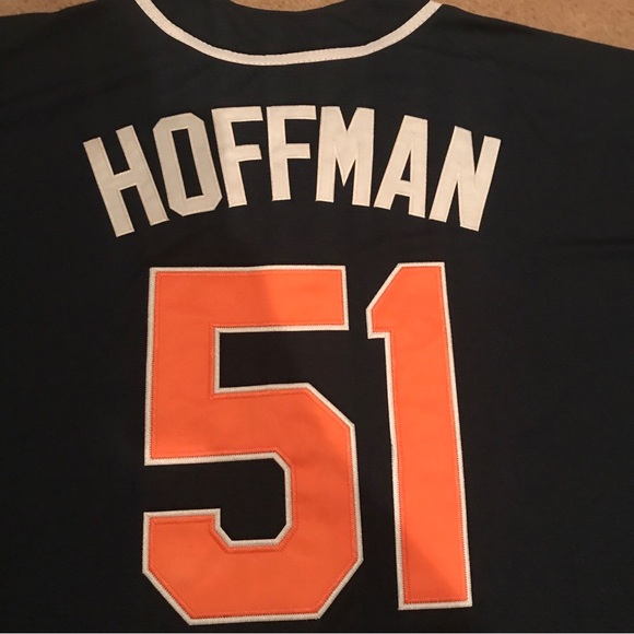 Trevor Hoffman San Diego Padres Jersey Mens XL NWT 1998 Dark Blue Alternate - Picture 8 of 13